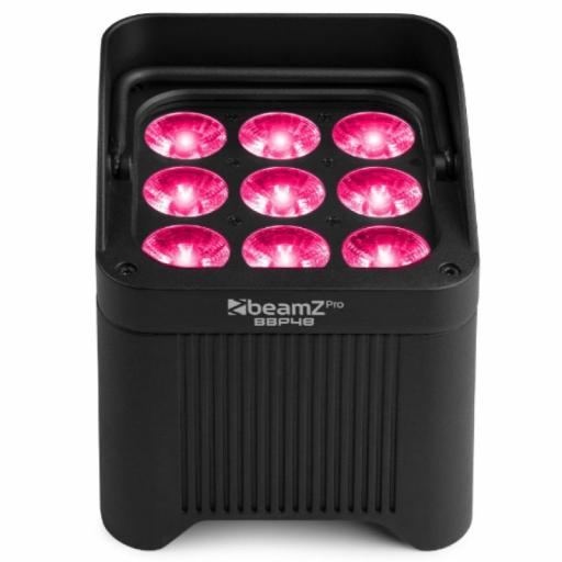 beamZ Pro Bbp48 Foco Led UpLight con Batería 9 x 15W Rgbwa-Uv IP65 [1]