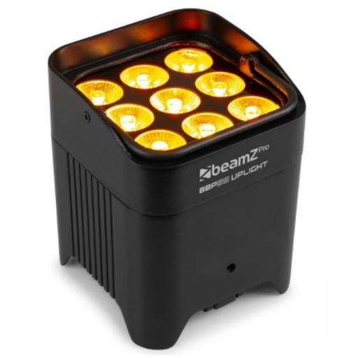 beamZ Pro Bbp59 Foco Led UpLight con Batería 9 x 12W Rgbwa-Uv IP65