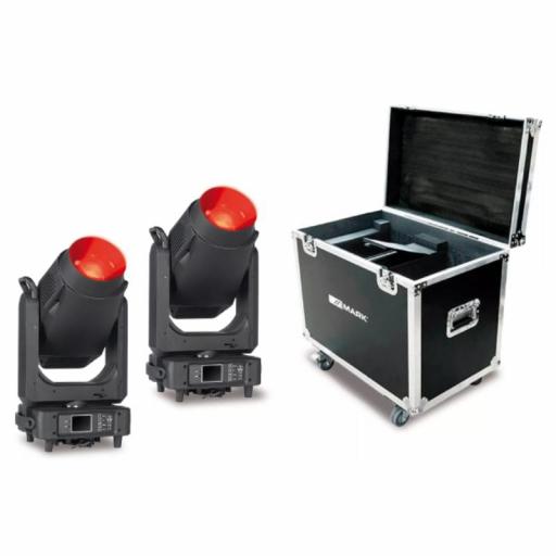 Mark Bsw Cmy Profile 500 Cabeza Móvil Led (2 Uds. + Flight Case)