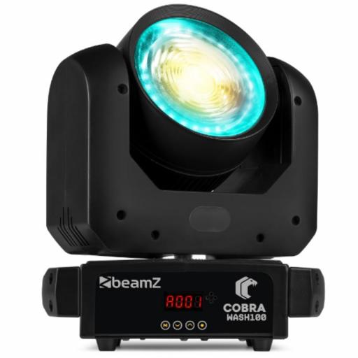 beamZ Cobra Wash100 Cabeza Móvil Led 100W Blanco Frío/Blanco Cálido [1]