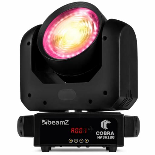 beamZ Cobra Wash100 Cabeza Móvil Led 100W Blanco Frío/Blanco Cálido [2]