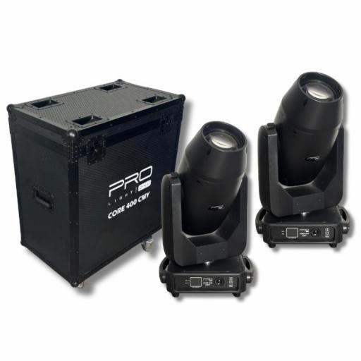 ProLight Core 400 CMY Cabeza Móvil Led BSW 400W (Pack 2 Unidades + Flight Case) [0]