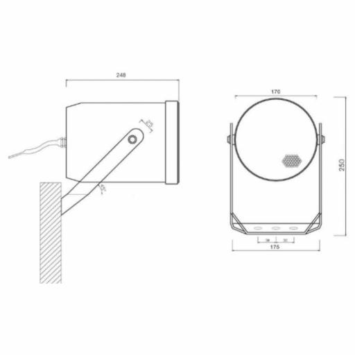 Work Pro Cs 323 T Proyector de Sonido 6.5" 20W L100V [1]