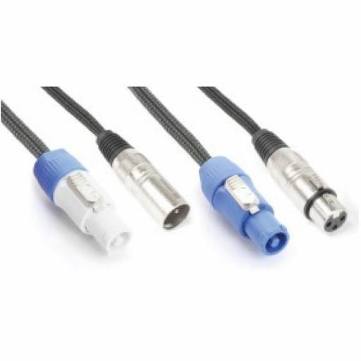 Pd Connex Cx06-10 Cable Combi Alimentación/Dmx Powercon-Xlr (10 m.)