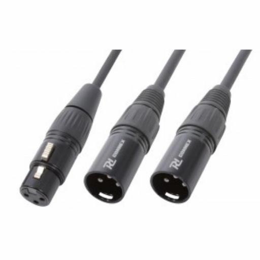 Pd Connex Cx140 Cable de Audio 1 Xlr3/H - 2 Xlr3/M  (0.5 metros) [0]