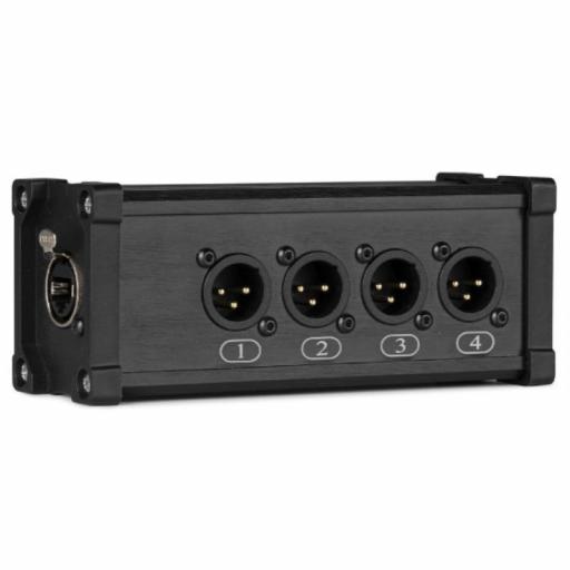 Pd Connex Cx185 Caja de Conexión de RJ45 a 4 Xlr3 Macho [1]