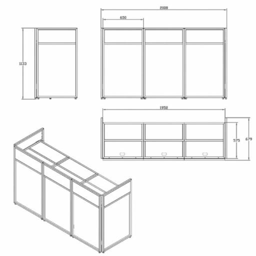 Vonyx Dba200 Cabina Plegable para Dj [5]