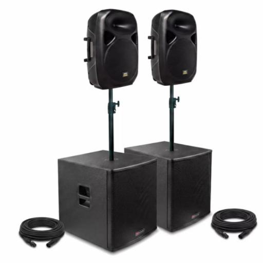 Mark Disco 10 Sistema de Sonido Amplificado 2600W [0]