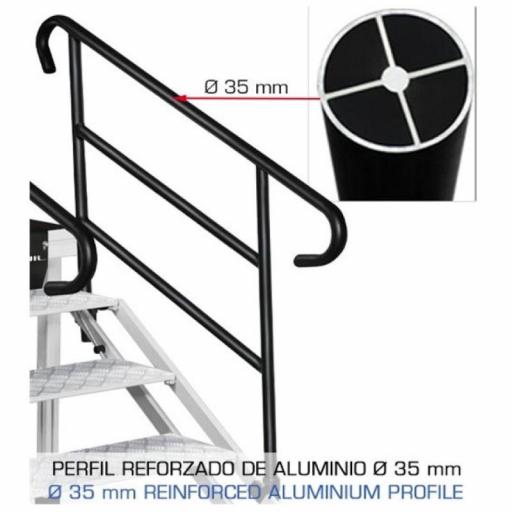 Guil Ecp-4 Escalera Regulable 700-1300 mm 4 Escalones [1]