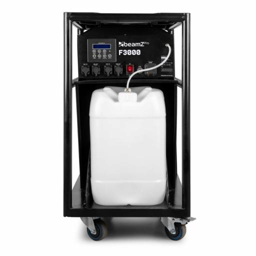 beamZ Pro F3000 Pro Haze Máquina de Niebla en Trolley Metálico [2]