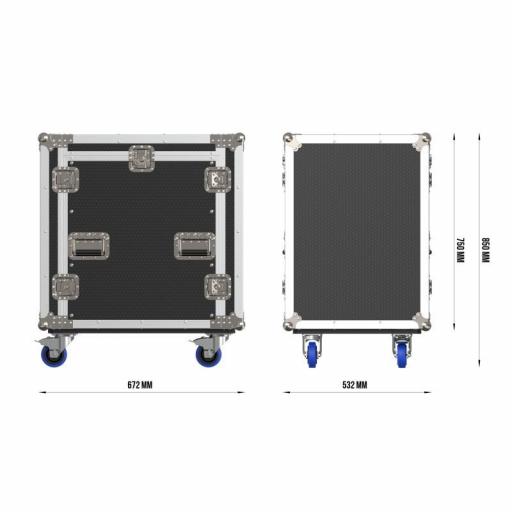 Triton Blue Fc Rack 10-12U Flight Case Combinado 12+10U [4]