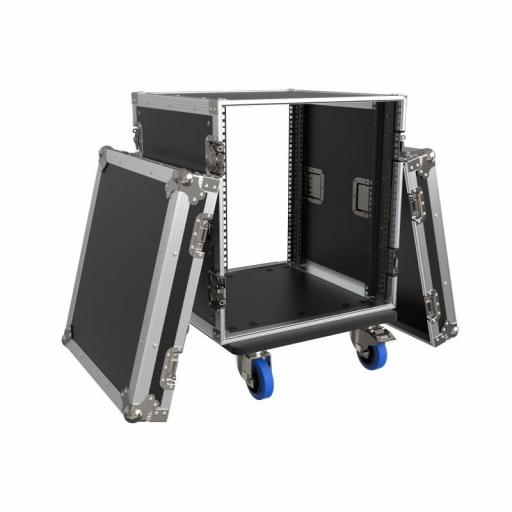 Triton Blue Fc Rack 12U Flight Case con Ruedas  [2]