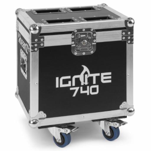 beamZ Pro Fc7401 Flight Case para 2 Uds. Ignite740