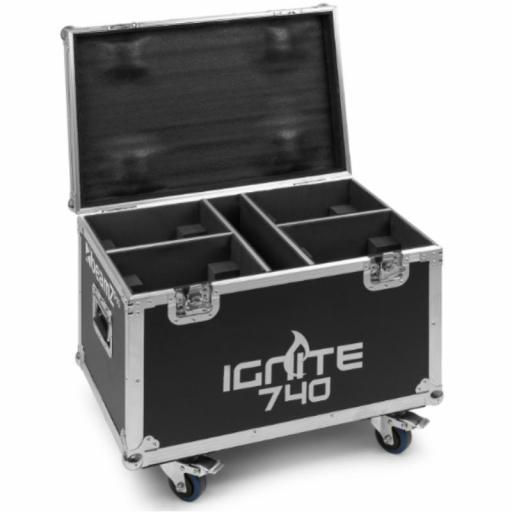 beamZ Pro Fc74014 Flight Case para 4 Uds. Ignite740 [1]