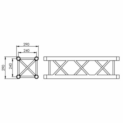 Fantek FG29Q Truss Cuadrado 290 x 290 mm [4]