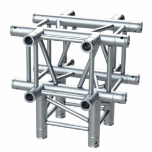 Fantek Fg29Q C590 Esquina en Cruz 5 Vías para Truss Cuadrado 290 x 290 mm