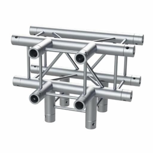 Fantek Fk25Q C490 Esquina en T 4 Vías para Truss Cuadrado 250 x 250 mm