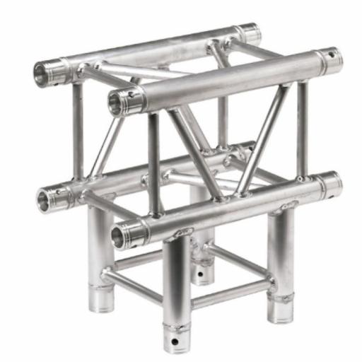 Fantek Fk25Q CT290 Esquina en T 3 Vías para Truss Cuadrado 250 x 250 mm