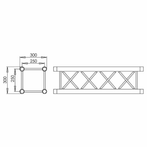 Fantek Fk30Q Truss Cuadrado 300 x 300 mm [4]