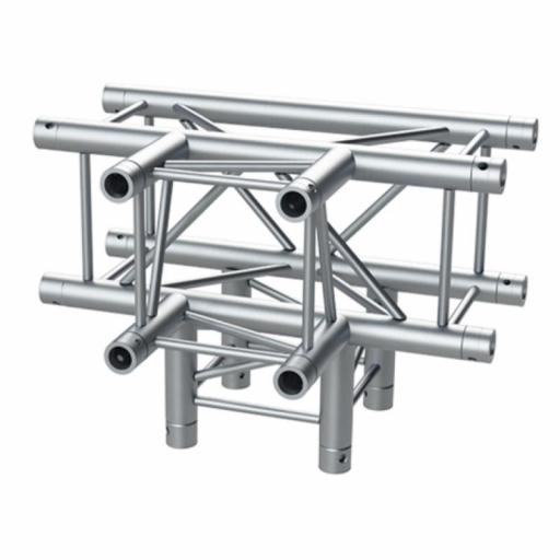 Fantek Fk30Q C490 Esquina en T 4 Vías para Truss Cuadrado 300 x 300 mm