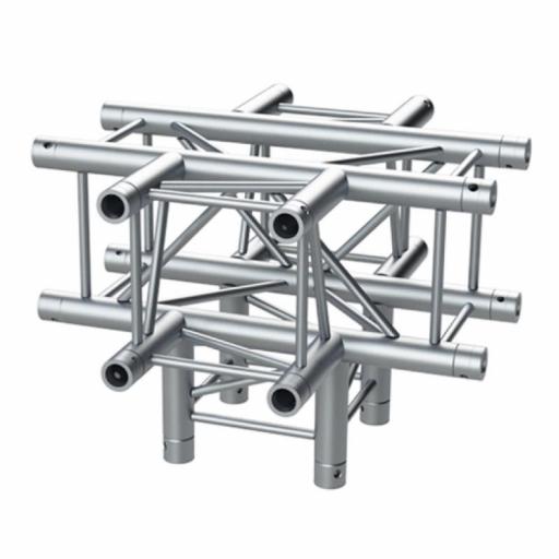 Fantek Fk30Q C590 Esquina en Cruz 5 Vías para Truss Cuadrado 300 x 300 mm