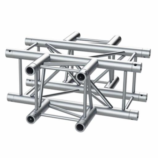 Fantek Fk30Q CX90 Esquina en Cruz 4 Vías para Truss Cuadrado 300 x 300 mm