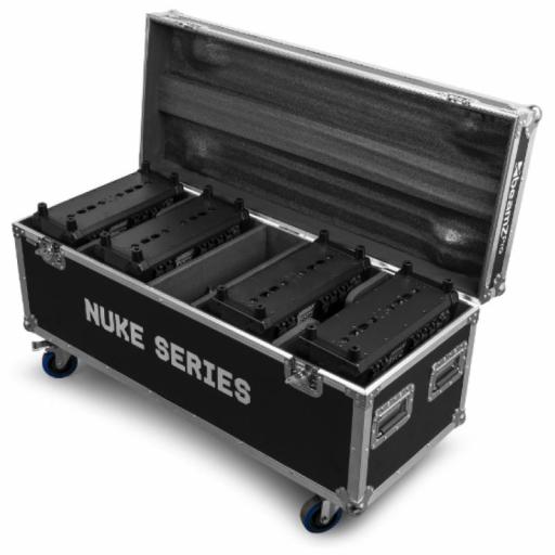 beamZ Pro Flcnl04 Flight Case para 4 Uds. Nuke [2]