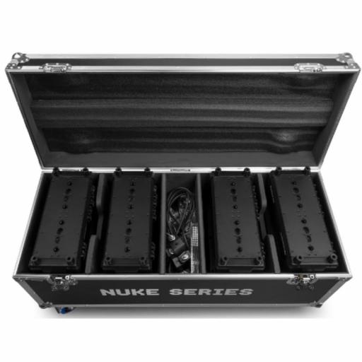 beamZ Pro Flcnl04 Flight Case para 4 Uds. Nuke [3]