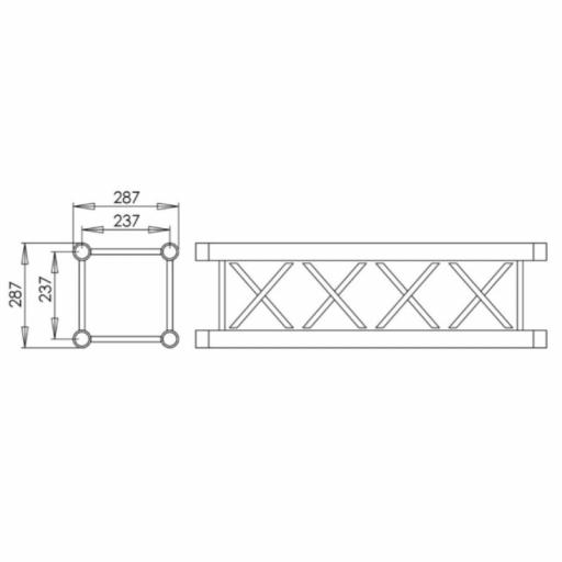 Fantek FP29Q Truss Cuadrado 290 x 290 mm [4]
