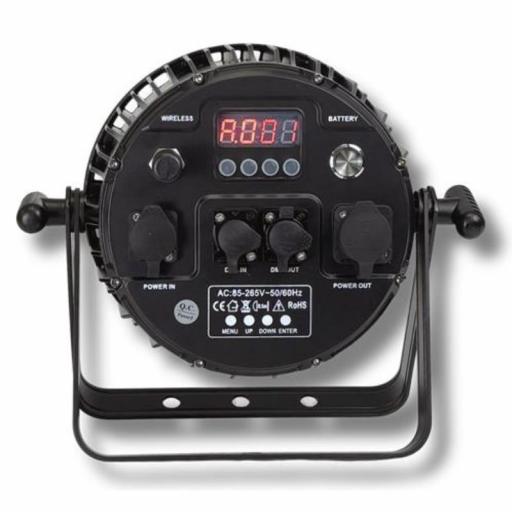 ProLight Free Par 180 Ip Foco Led con Batería 18 x 10W Rgbwa Ip20 (Pack 8 Uds. + Flight Case) [2]