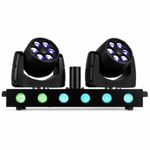 beamZ Fuze Twin Wash Barra con 2 Cabezas Móviles Led 6 x 12W Rgbw [0]