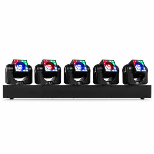 beamZ Galaxy5 Barra con 5 Cabezas Móviles Led [0]