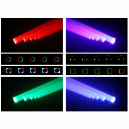 beamZ Galaxy5 Barra con 5 Cabezas Móviles Led [5]