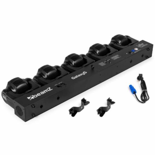 beamZ Galaxy5 Barra con 5 Cabezas Móviles Led [3]