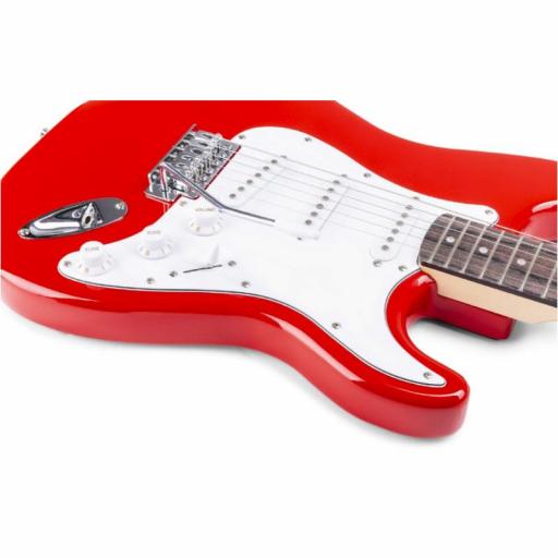 Max GigKit Pack de Guitarra Eléctrica Strato Rojo [2]