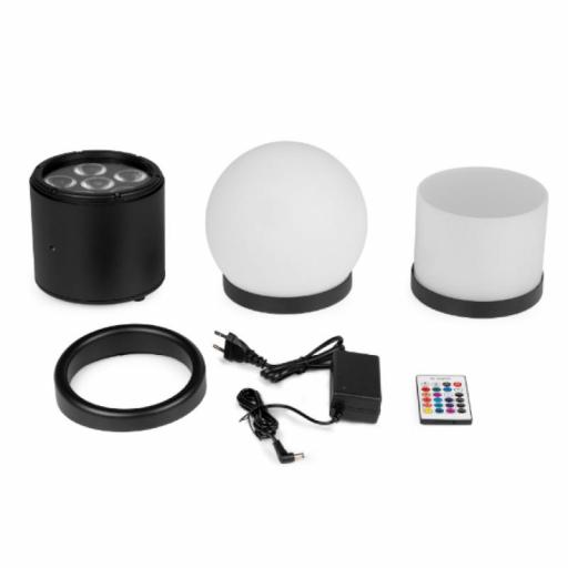 beamZ Pro Helios Kit Foco UpLight Led con Batería 6 x 15W Rgbwa-Uv Ip65 [4]