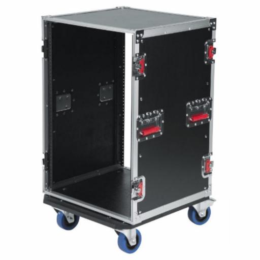 Gator G-TOUR 16U CAST Flight Case 16U con Ruedas [3]