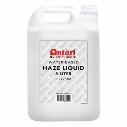 Antari Hzl-5W Líquido de Niebla Hazer Base de Agua (5 litros)