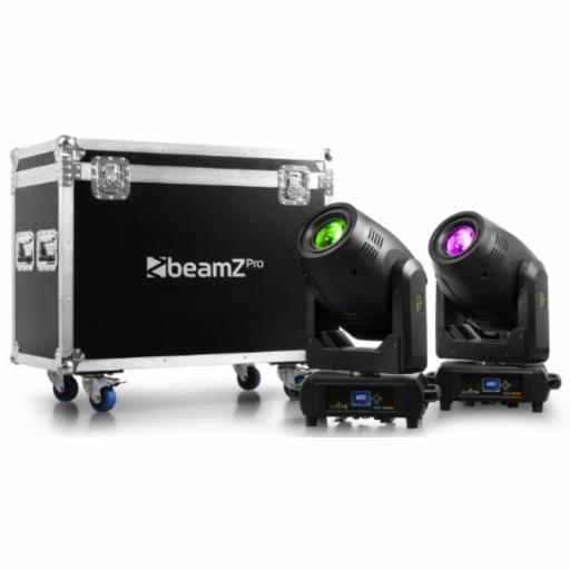 beamZ Pro Ignite300A Led Bsw Cabeza Móvil Led (2 Uds. + Flight Case)