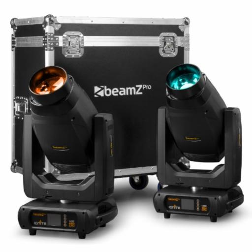 beamZ Pro Ignite400 Led Bsw Cabeza Móvil Led 400W CMY (Pack 2 Uds + Flight Case)