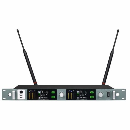 iHos IWM-PRO Sistema Inalámbrico de Mano Dual UHF 610-690MHz [1]