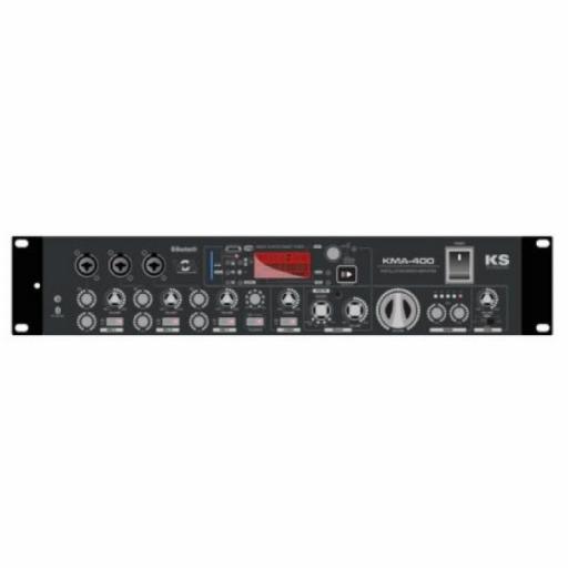 Ks Technology Kma-400 Amplificador/Mezclador para Instalación 2 x 160W Usb/BlueTooth/Fm [0]