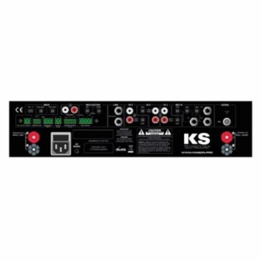 Ks Technology Kma-400 Amplificador/Mezclador para Instalación 2 x 160W Usb/BlueTooth/Fm [1]