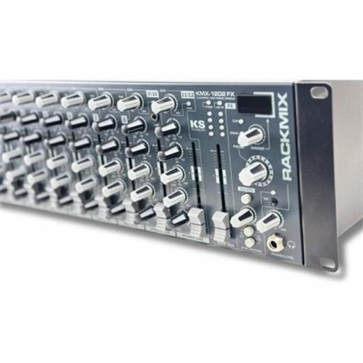 Ks Technology Kmx-1202 Fx Mezclador de Audio Formato Rack 8 Canales [2]