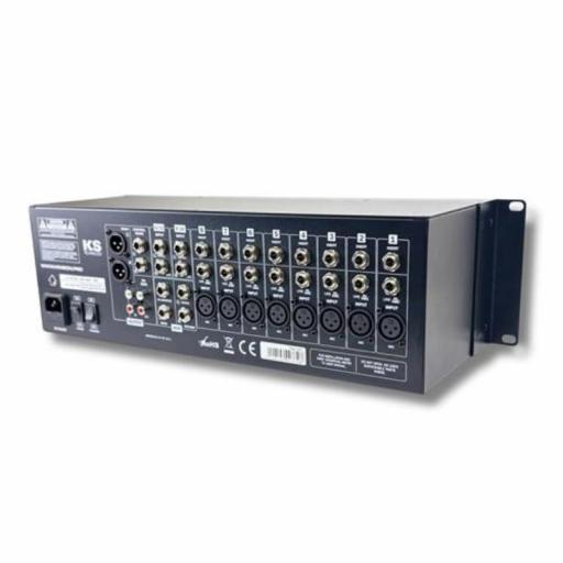 Ks Technology Kmx-1202 Fx Mezclador de Audio Formato Rack 8 Canales [4]