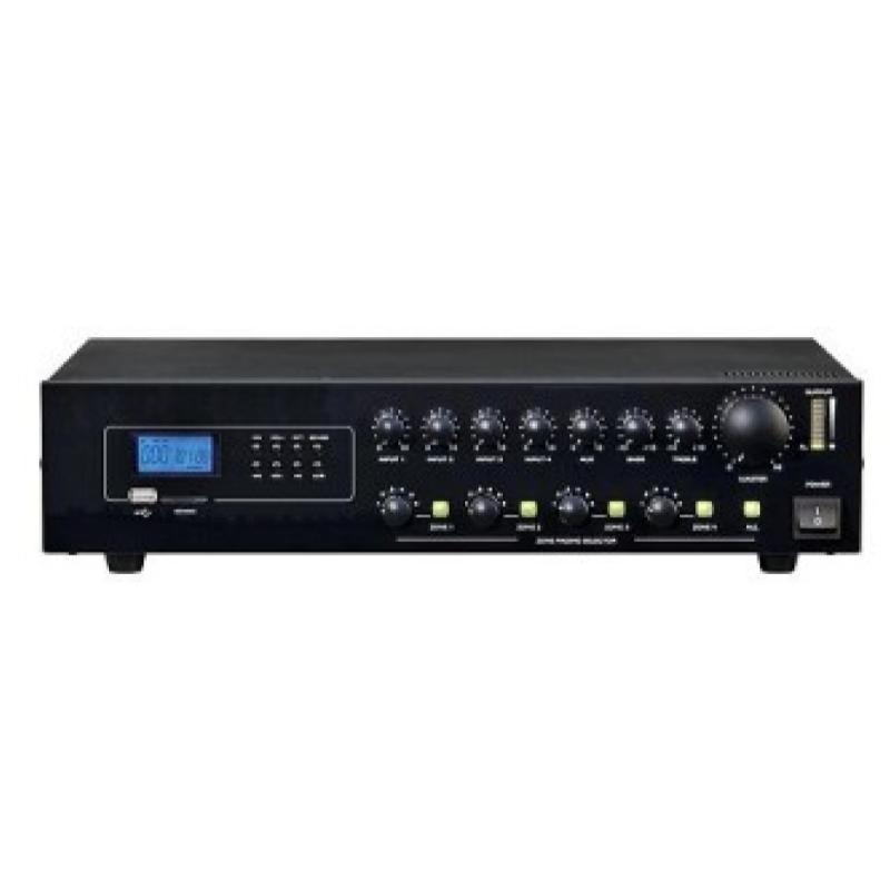 Ks Technology Ks-3120 Zv Amplificador/Mezclador para Instalación 150W 4 Ohms/L100V 4 Zonas