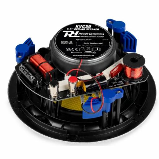 Power Dynamics Kvcs6 Hq Altavoz de Techo Perfil Bajo 6.5" 30W @8 Ohms [4]