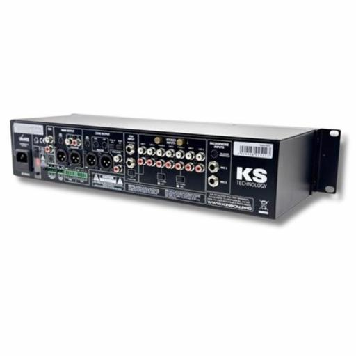Ks Technology Kzm-2820 Mezclador de Audio 4 Canales 2 Zonas [4]