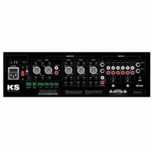Ks Technology Kzm-4620 Mezclador de Audio 6 Canales 4 Zonas [1]