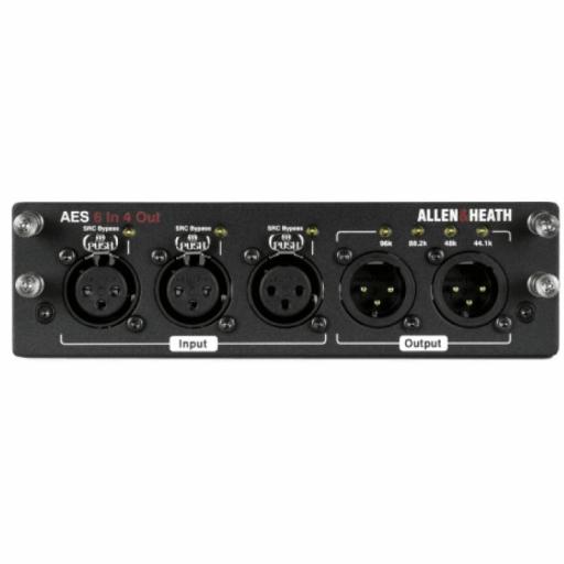 Allen & Heath AES6I4O Tarjeta de interfaz de audio para dLive / Avantis